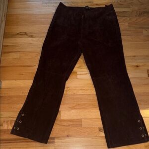 Women’s brown suede Pants